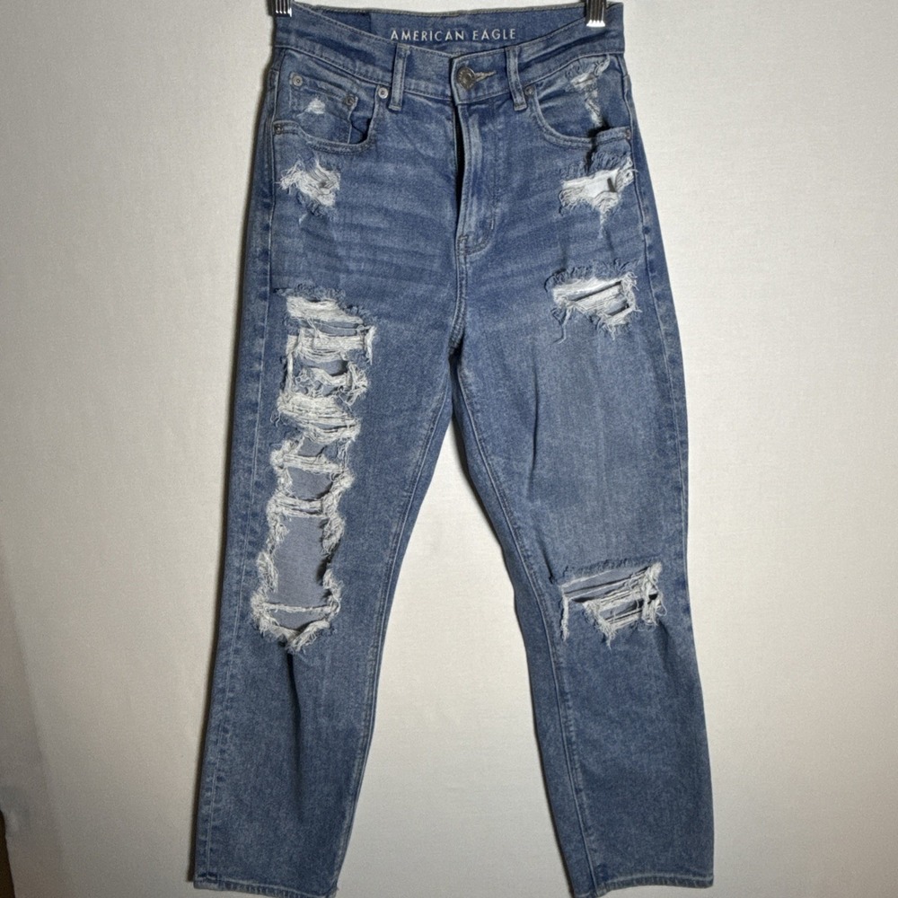 American Eagle Outfitters Jeans Womens Size 0 Blue Jegging Super Stretch 2010's